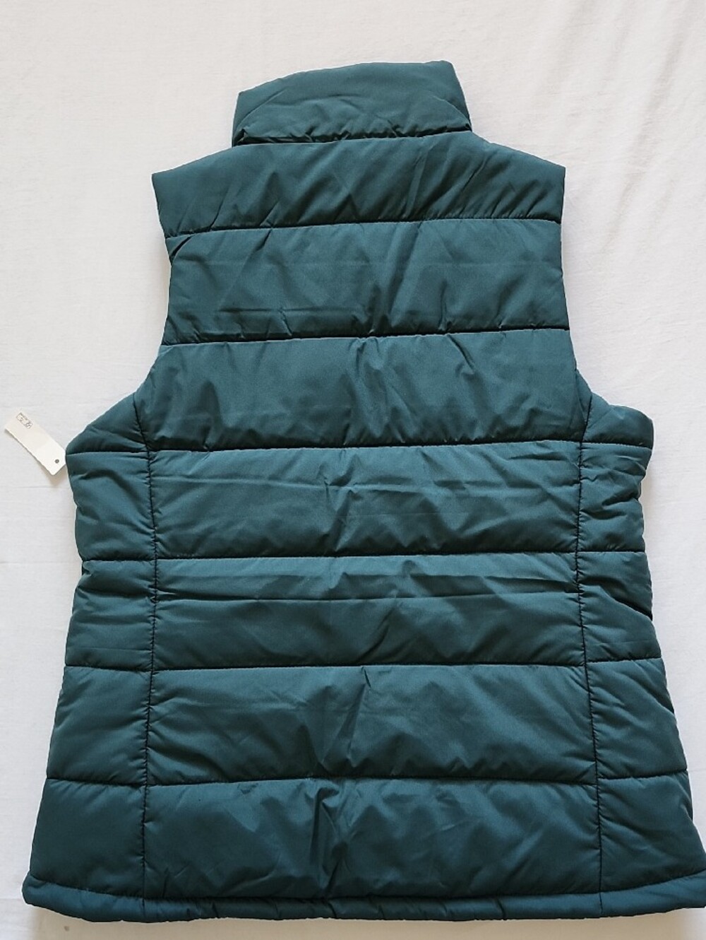 NWT Amazon Essentials Fleece Lined Puffer Vest Teal Green S - Picture 10 of 11